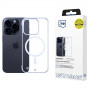 3mk Just20g MagCase Apple iPhone 16 Pro Max išmaniojo telefono dėklas, permatomas