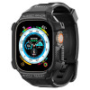 Spigen Rugged Armor Pro apyrankė su korpusu, skirta Apple Watch Ultra 1 / 2 / 3 49 mm, juoda