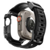 Spigen Rugged Armor Pro apyrankė su korpusu, skirta Apple Watch Ultra 1 / 2 / 3 49 mm, juoda