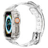 Spigen Rugged Armor Pro apyrankė su dėklu, skirta Apple Watch Ultra 49 mm, Crystal Clear