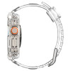 Spigen Rugged Armor Pro apyrankė su dėklu, skirta Apple Watch Ultra 49 mm, Crystal Clear