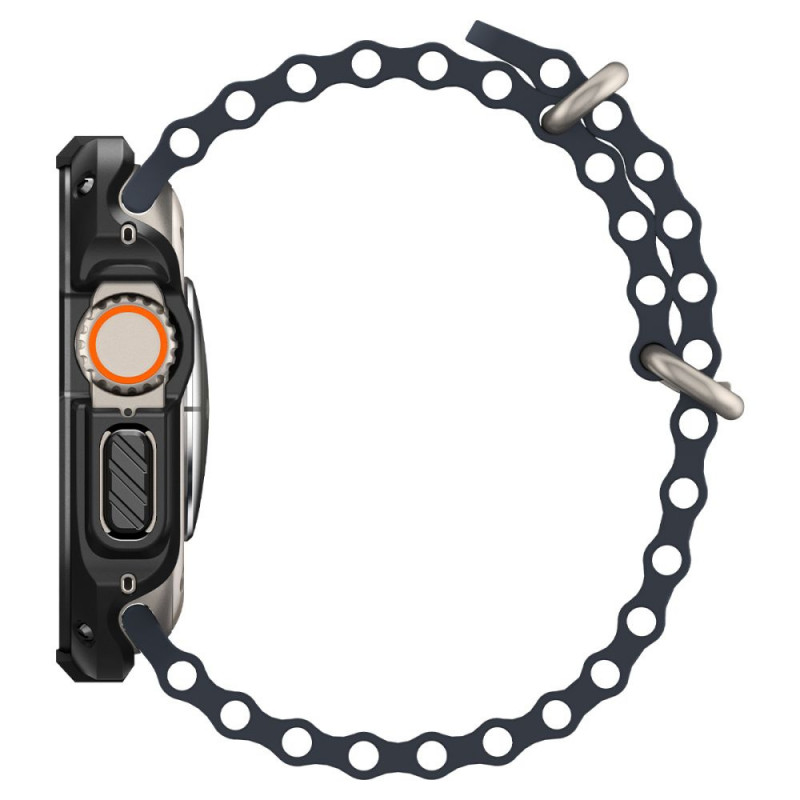 Spigen Tough Armor dėklas, skirtas Apple Watch Ultra 49 mm, juodas