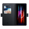 3MK Wallet Case, skirta Samsung Galaxy S25 Ultra, juodas