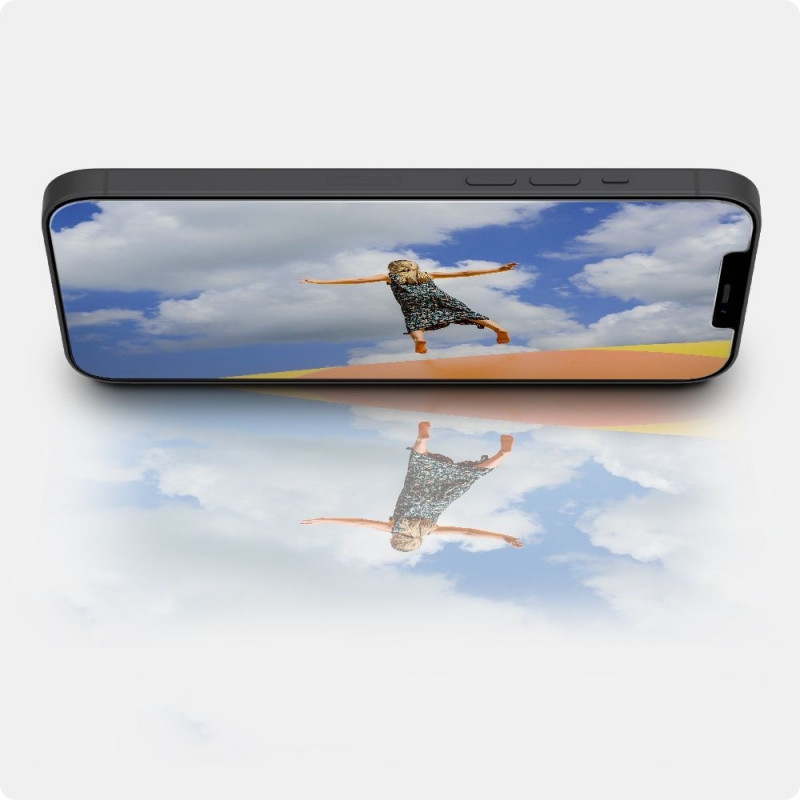 Spigen GLAS.tR EZ Fit grūdintas stiklas, skirtas Apple iPhone 12 / 12 Pro (2 vnt.)