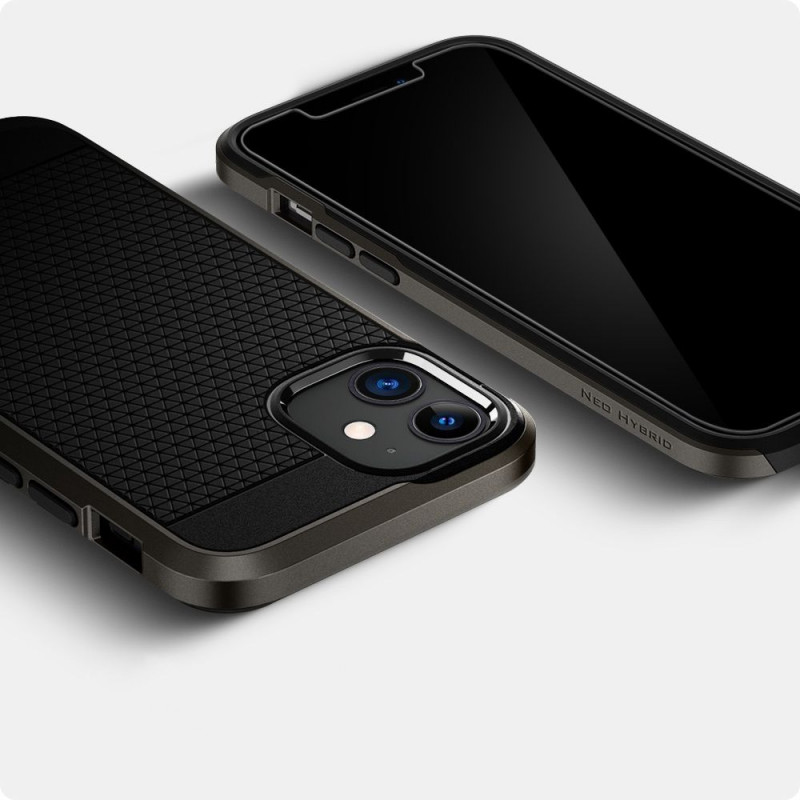 Spigen GLAS.tR EZ Fit grūdintas stiklas, skirtas Apple iPhone 12 / 12 Pro (2 vnt.)