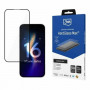 3MK HardGlass Max grūdintas stiklas Apple iPhone 16 Plus, juodas