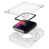 Spigen ProFlex EZ Fit AFL01220 hibridinio stiklo ekrano apsauga, skirta Apple Watch 4/5/6/7/8/9/SE 44/45 mm