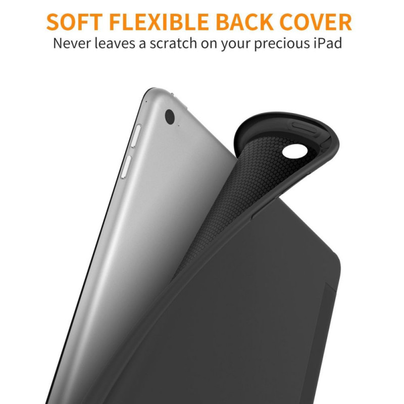 Tech-Protect Smartcase THP770BLK dėklas, skirtas Apple iPad 9.7 (2017/2018, 5/6 kartos), juodas