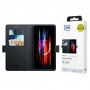 3MK Wallet Case, skirta Samsung Galaxy S25+, juodas