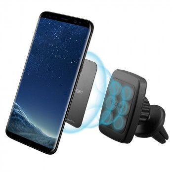 Spigen H12 magnetinis telefonų laikiklis automobilio oro ventiliacijai 000CD20115, juodas