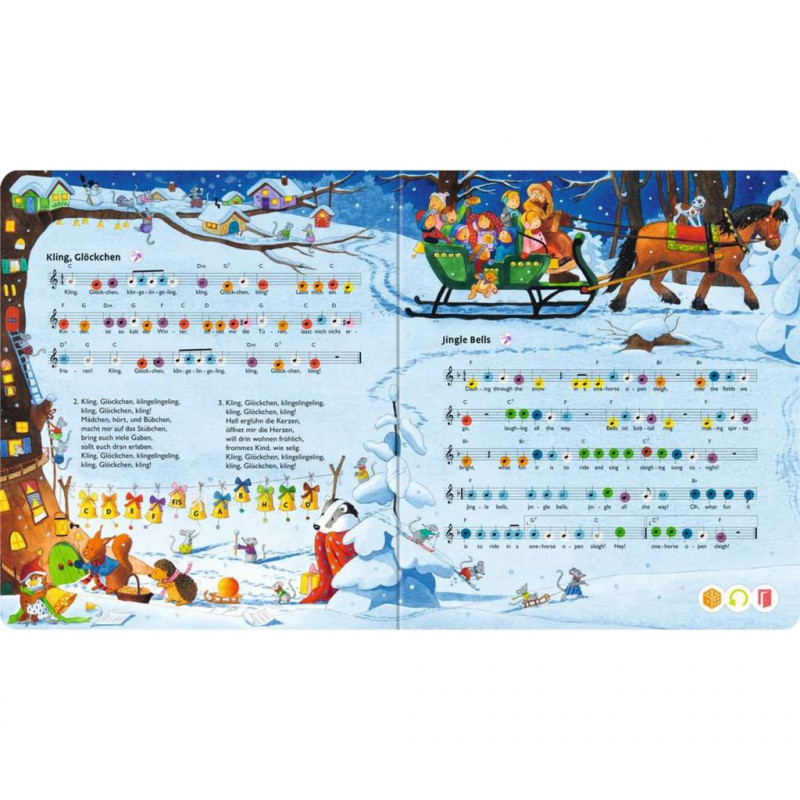 Ravensburger tiptoi Meine schönsten Weihnachtslieder, vokiškas leidimas