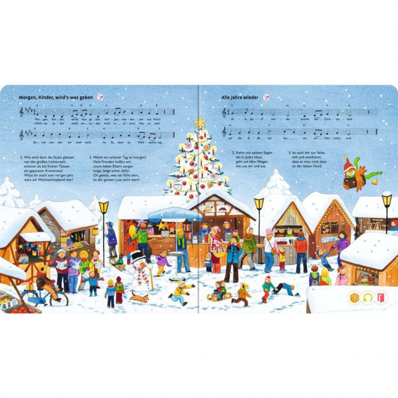 Ravensburger tiptoi Meine schönsten Weihnachtslieder, vokiškas leidimas