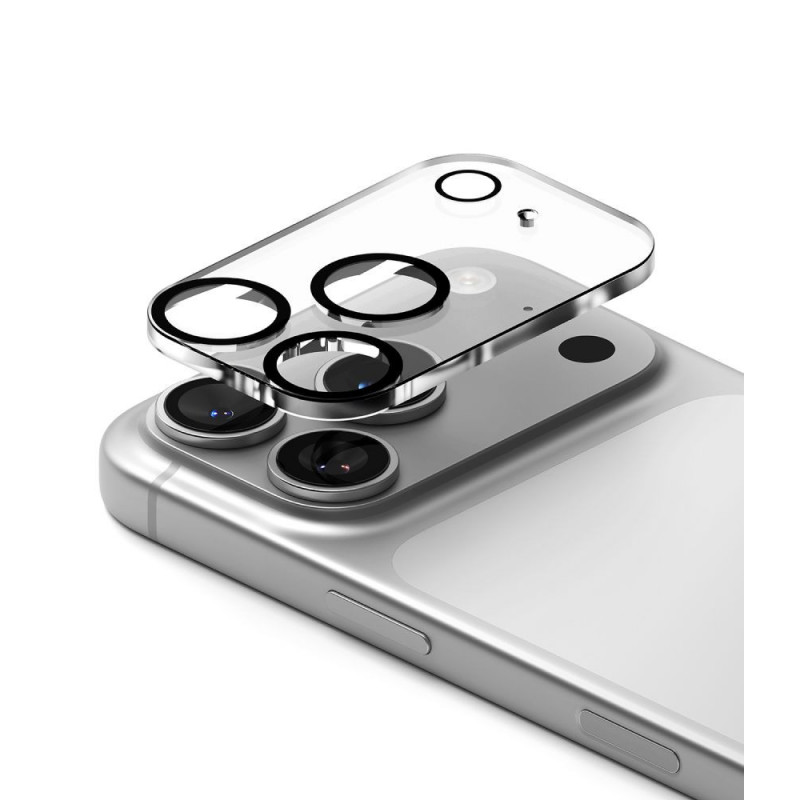 Ringke Camera Full Cover Apple iPhone 18 Pro fotoaparato objektyvo apsauga, 9H grūdintas stiklas, juoda (2 vnt.)