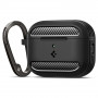Spigen Rugged Armor ACS09822 dėklas, skirtas Apple AirPods Pro 3, matinė juoda