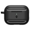 Spigen Rugged Armor ACS09822 dėklas, skirtas Apple AirPods Pro 3, matinė juoda