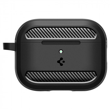 Spigen Rugged Armor ACS09822 dėklas, skirtas Apple AirPods Pro 3, matinė juoda