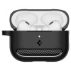 Spigen Rugged Armor ACS09822 dėklas, skirtas Apple AirPods Pro 3, matinė juoda