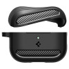 Spigen Rugged Armor ACS09822 dėklas, skirtas Apple AirPods Pro 3, matinė juoda