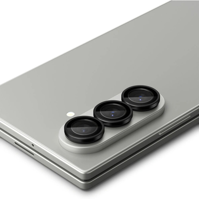Spigen Optik Pro HD Glas.tR EZ Fit AGL09581 fotoaparato apsauga, skirta Samsung Galaxy Z Fold 7 / 8 Ultra, juoda (2 vnt.)