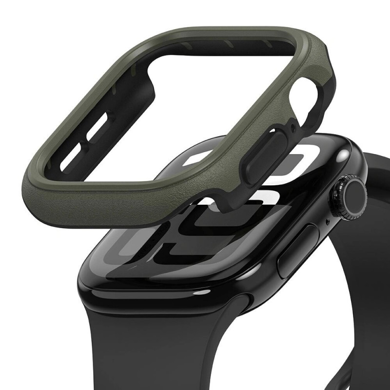 Ringke Onyx dėklas, skirtas Apple Watch 10 / 11 46 mm, tamsiai žalias