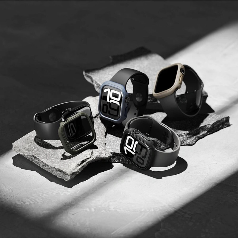 Ringke Onyx dėklas, skirtas Apple Watch 10 / 11 46 mm, tamsiai žalias