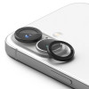 Ringke fotoaparato rėmelio apsauga, skirta Apple iPhone 16 / 16 Plus, juoda (2 vnt.)