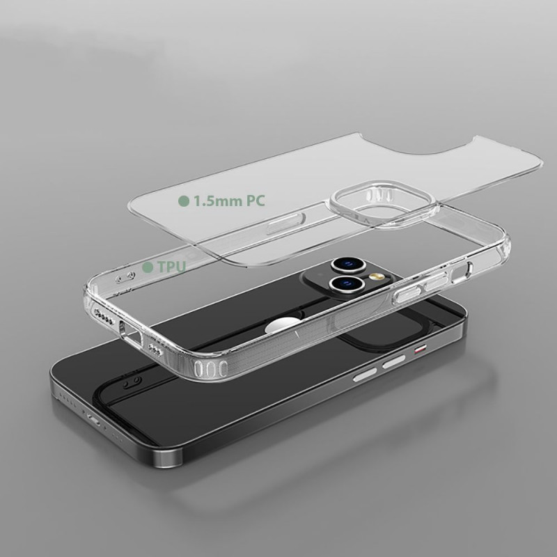 Tech-Protect Flexair Hybrid Apple iPhone 14 dėklas (THP1343), permatomas