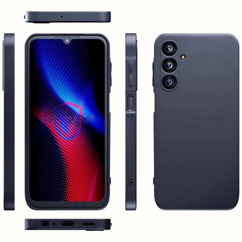 3MK Matt Case Pro, skirta Samsung Galaxy A25 5G, juodas