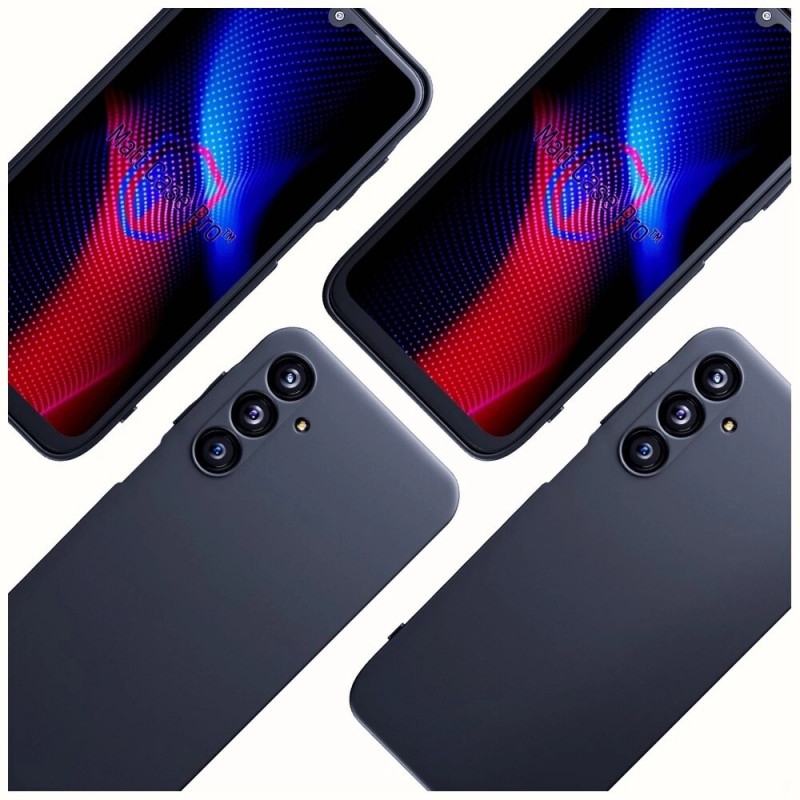 3MK Matt Case Pro, skirta Samsung Galaxy A25 5G, juodas