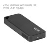 Club3D CAC-2510 M.2 NVMe SSD korpusas su ventiliatoriumi, USB4