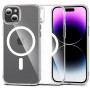 Tech-Protect Flexair Hybrid MagSafe THP2289 dėklas, skirtas Apple iPhone 15, permatomas