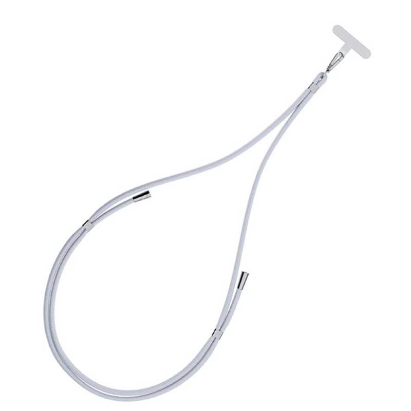3MK EasyClip telefono pakabukas, pilkas / sidabrinis