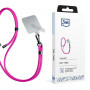 3MK EasyClip telefono pakabukas, Pink / Black