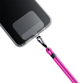 3MK EasyClip telefono pakabukas, Pink / Black