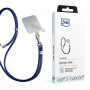 3MK EasyClip telefono pakabukas, Dark Blue / Silver