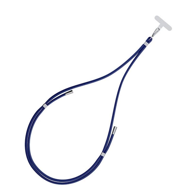 3MK EasyClip telefono pakabukas, Dark Blue / Silver