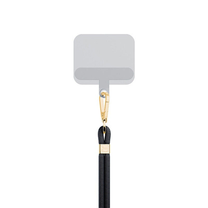 3MK EasyClip telefono pakabukas, Black / Gold