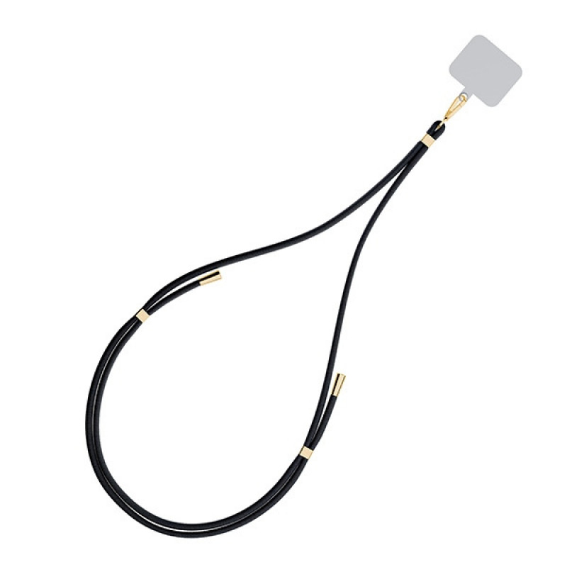 3MK EasyClip telefono pakabukas, Black / Gold