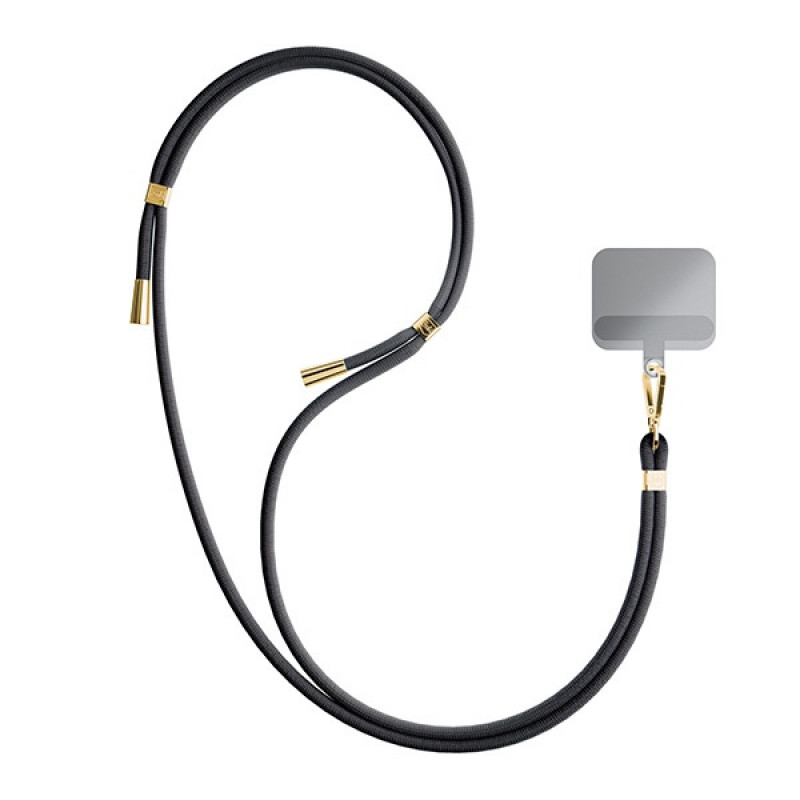 3MK EasyClip telefono pakabukas, Black / Gold