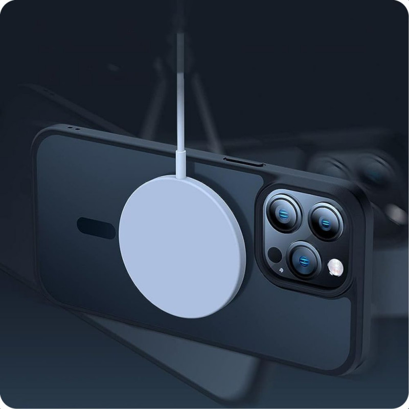 Tech-Protect Magmat MagSafe THP2283 dėklas, skirtas Apple iPhone 15 Pro, matinė juoda