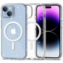 Tech-Protect Tech-Protect FlexAir Hybrid MagSafe dėklas, skirtas Apple iPhone 15, Glitter Clear