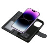 Tech-Protect Wallet MagSafe dėklas, skirtas Apple iPhone 13, juodas