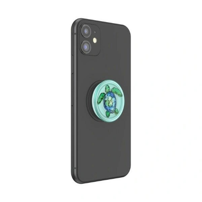 PopSockets PopGrip PlantCore Tortuga telefono laikiklis ir stovas
