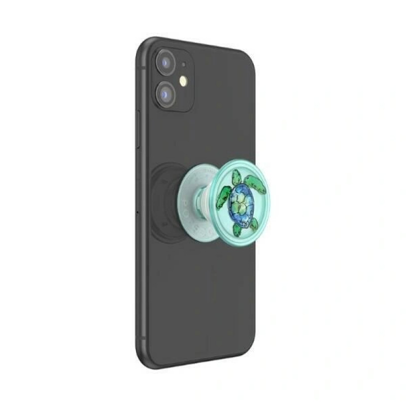 PopSockets PopGrip PlantCore Tortuga telefono laikiklis ir stovas