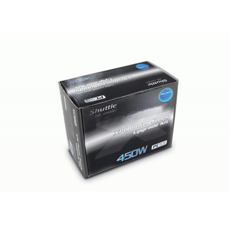 Shuttle PC55 kompiuterio maitinimo šaltinis, 450 W, nemodulinis, pilkas