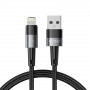 Tech-Protect UltraBoost USB-A/Lightning kabelis 12W 2.4A 100 cm, pilkas