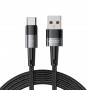 Tech-Protect UltraBoost USB-A/USB-C kabelis 66W 6A 200 cm, pilkas