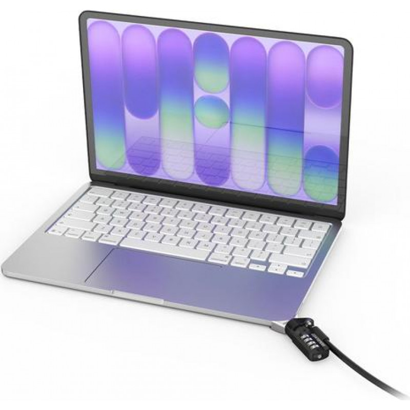 Compulocks Ledge adapter for MacBook Neo MBALDGN01CL su kombinuotąja kabelio spyna (kampinė spyna)