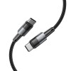 Tech-Protect UltraBoost USB-C/USB-C kabelis PD 60W 3A 100 cm, pilkas