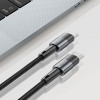 Tech-Protect UltraBoost USB-C/USB-C kabelis PD 60W 3A 25 cm, pilkas